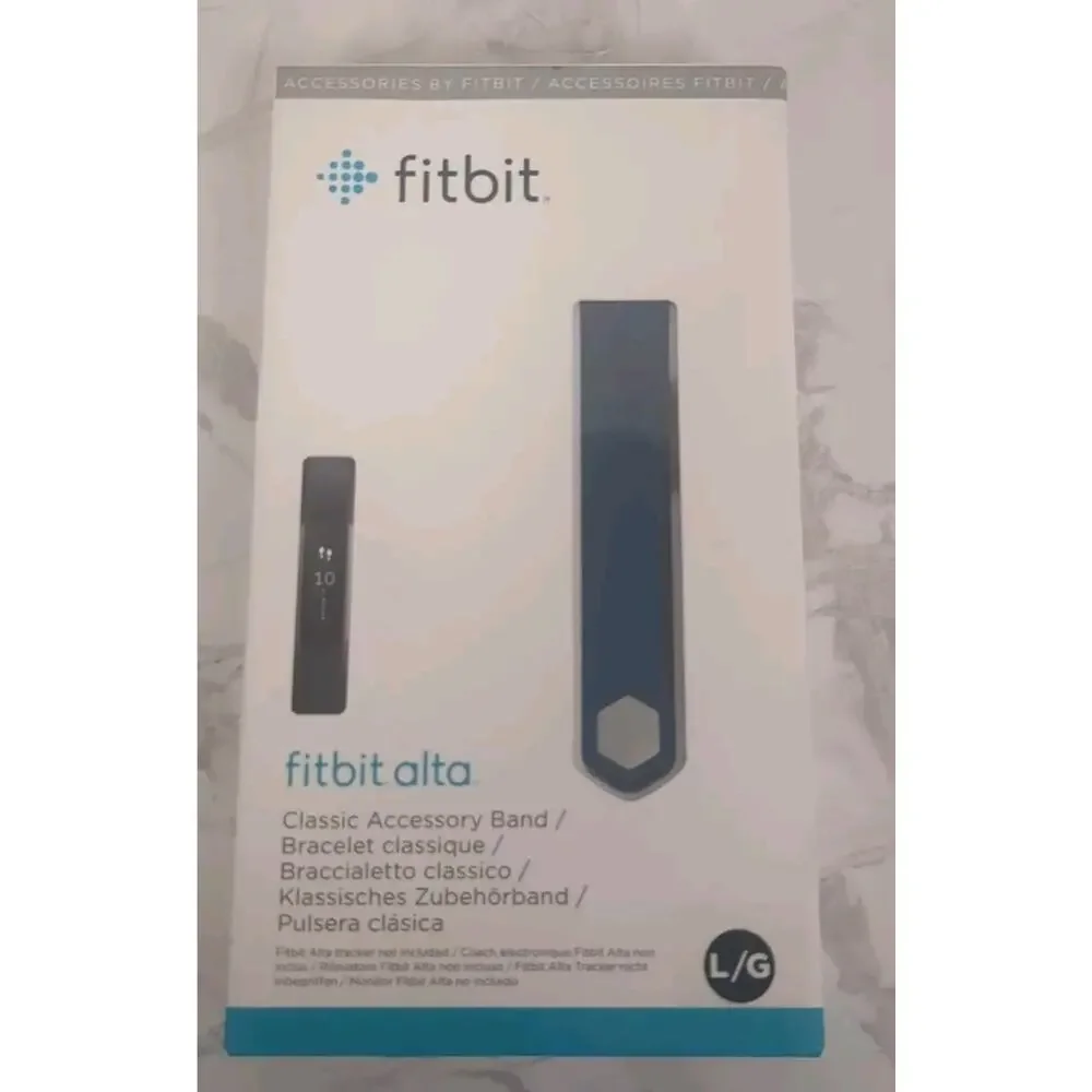 New Fitbit Alta HR/ Alta Classic Accessory Band Large Blue